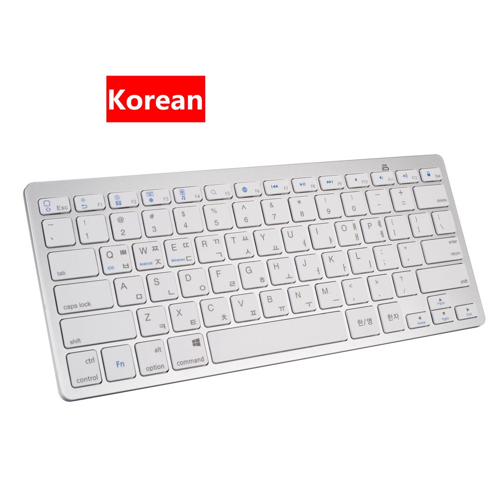 Universal wireless bluetooth keyboard contains seven national languages Ultra-thin 9.7 inches suitable for business office: G