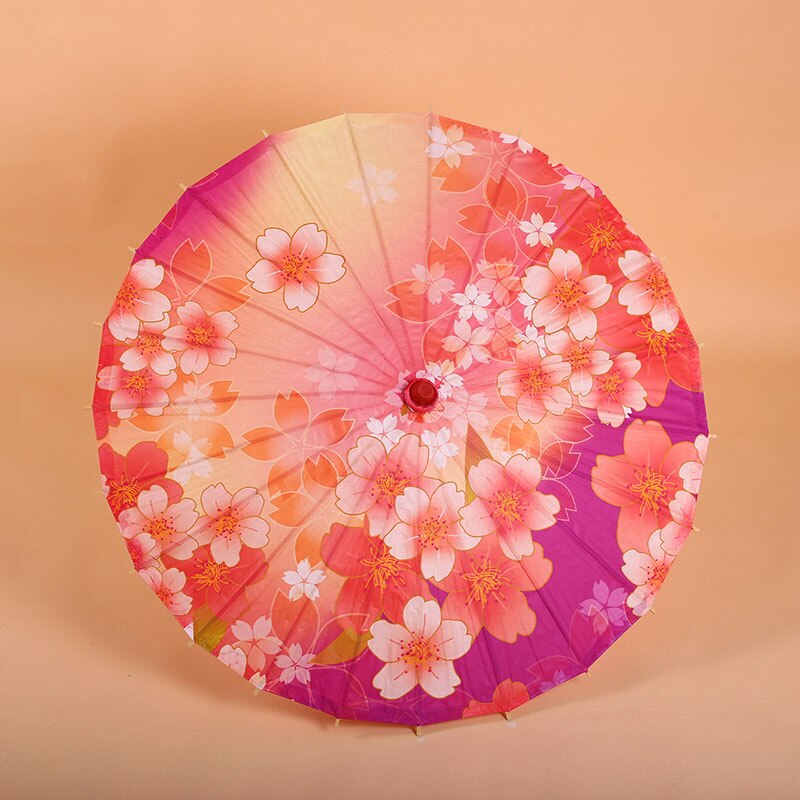 Parapluie en papier huilé, tissu de soie, vêtements chinois pour hommes et femmes (51-63),