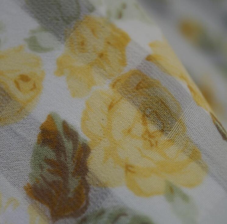 Sifonki mekkokangas painomateriaali polydiy kangas lehti kesäkangas mekkopusero huivi pätevä