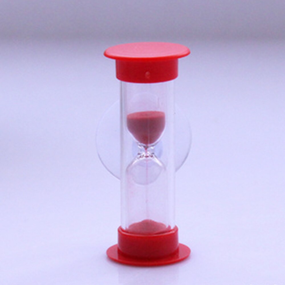 Douche Timer Speelgoed Met Sucker Praktische Zand Klok Baden Tool Gadget Handig Zandloper Abs Badkamer Accessoires Thuis: Red / 3min