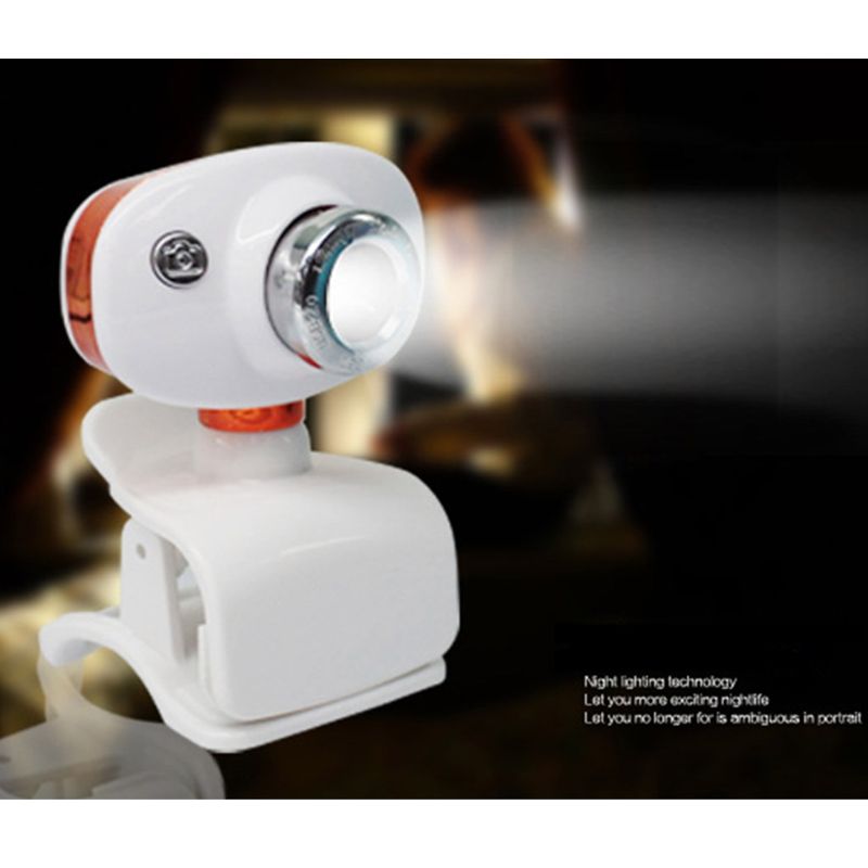 Mini Clip-on USB Computer Camera with Microphone Laptop Webcam Video Zoom Home Photography Camera Lens Accessories