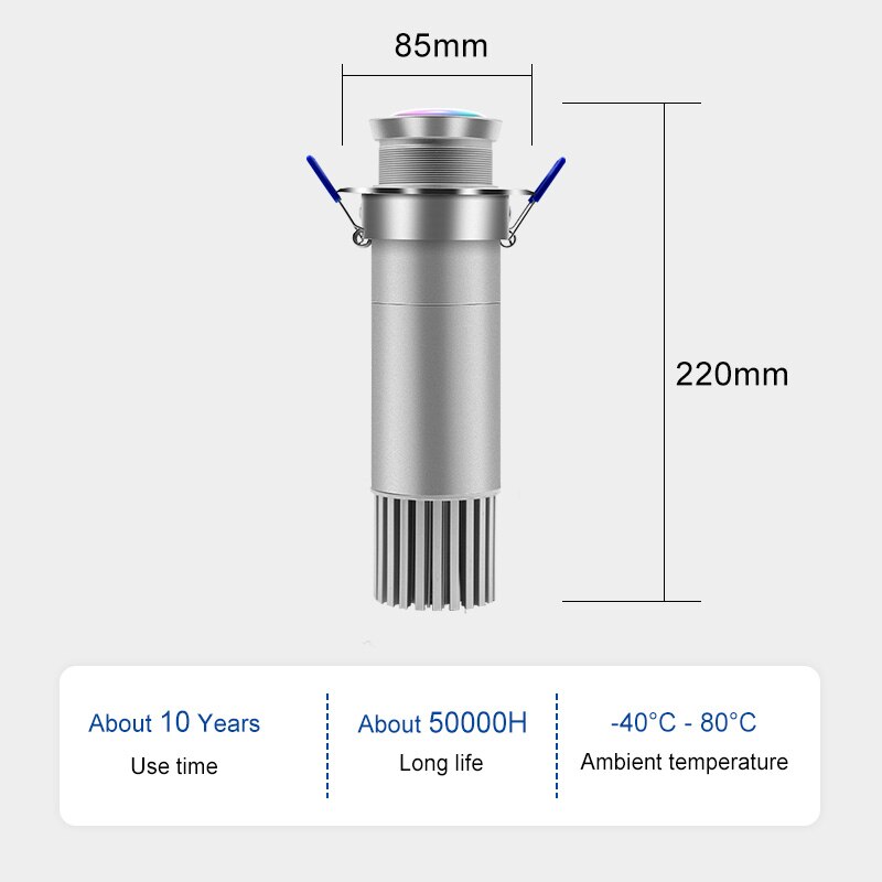 15W Rotating Logo Lamp Non-Waterproof Led Pattern Projection Without Remote Control Advertising Gobo Projector