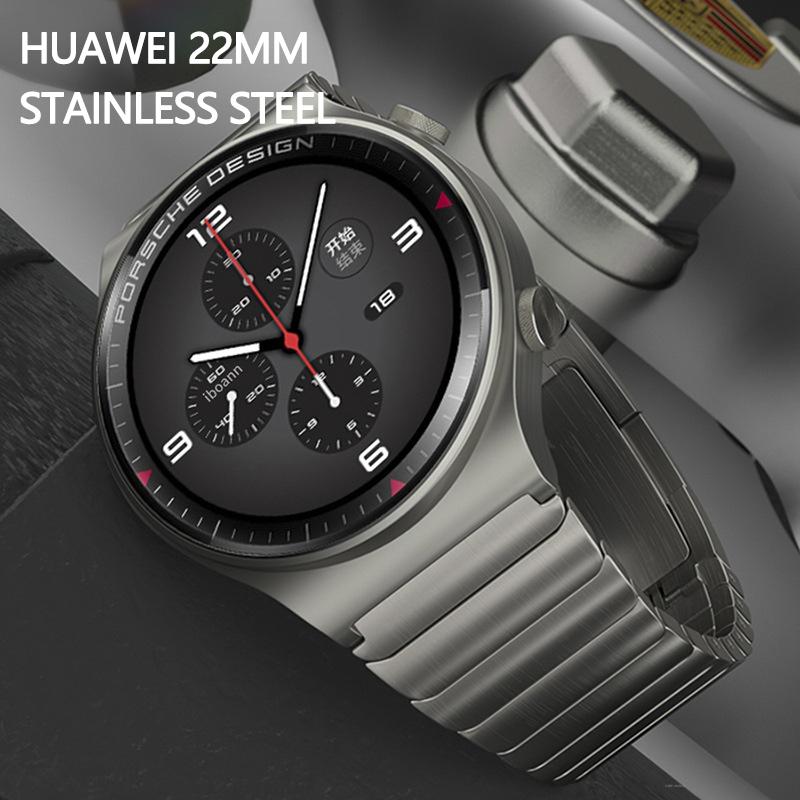 GT2 Metal Strap Stainless Steel Strap 22mm For Huawei Watch GT 2 Pro Original Titanium Grey Metal watchband