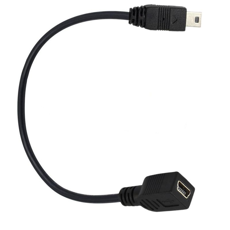USB 2.0 Mini USB Extension Cord Male To Female t-port, Mini 5pin Public Transfer Master Data Charging Cable