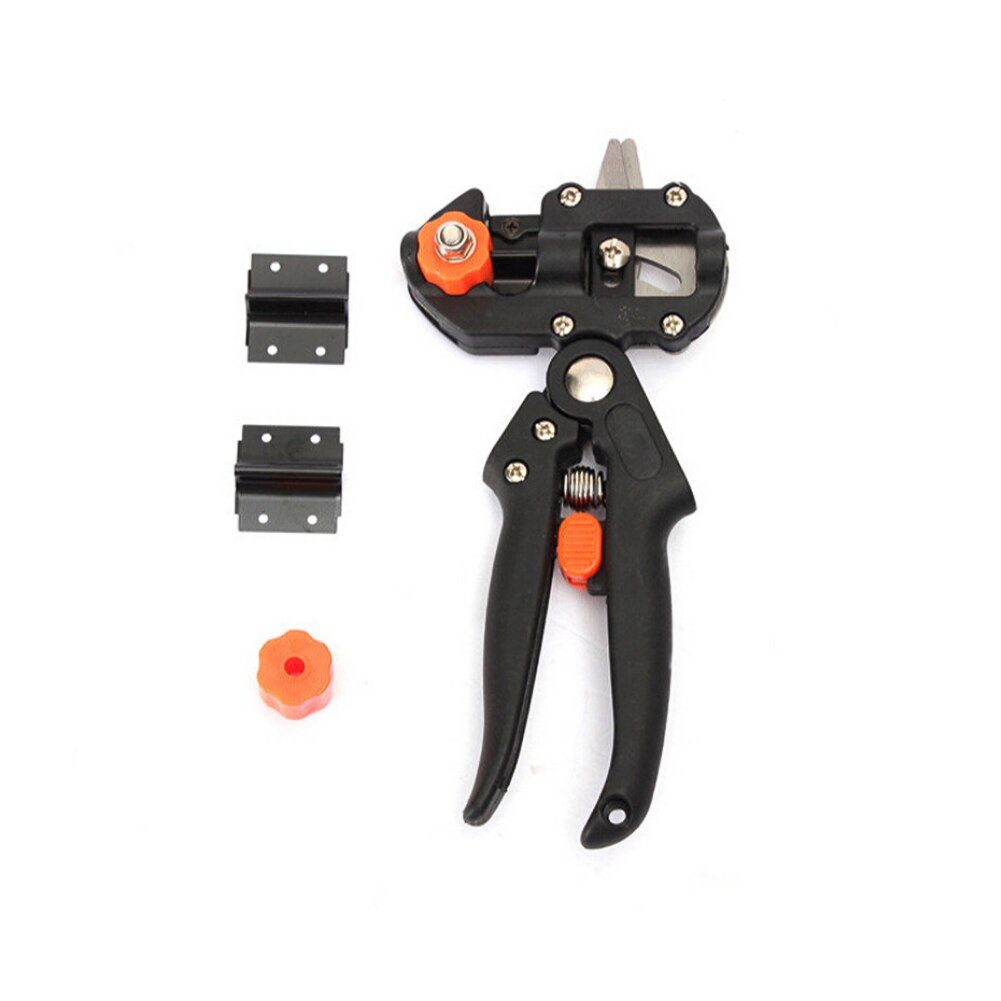 Fruit Tree Grafting Tool Multi-Function 3 Replaceable Blades Seedling Grafting Tool Pruning Grafting Machine Budding Garden Kit