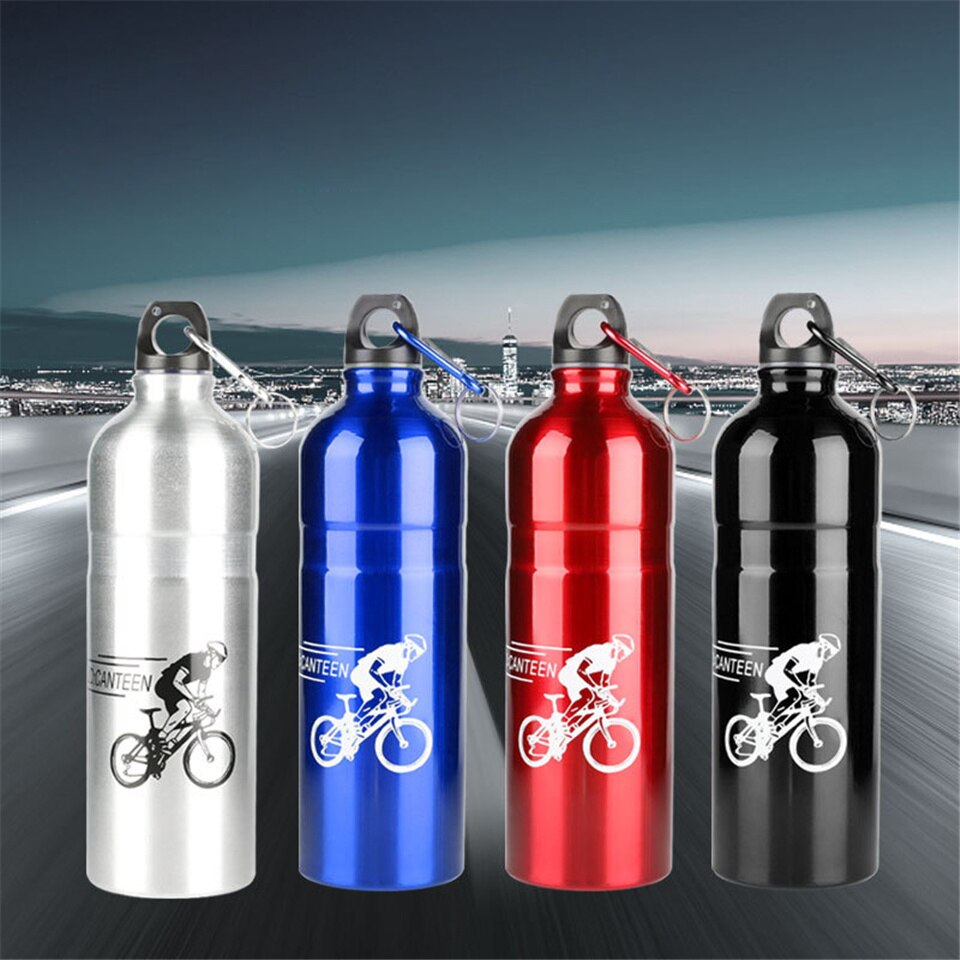 750Ml Roestvrij Aluminium Bidon Grote Capaciteit Metalen Fiets Waterfles Outdoor Mountain Racefiets Drinken Waterkokers