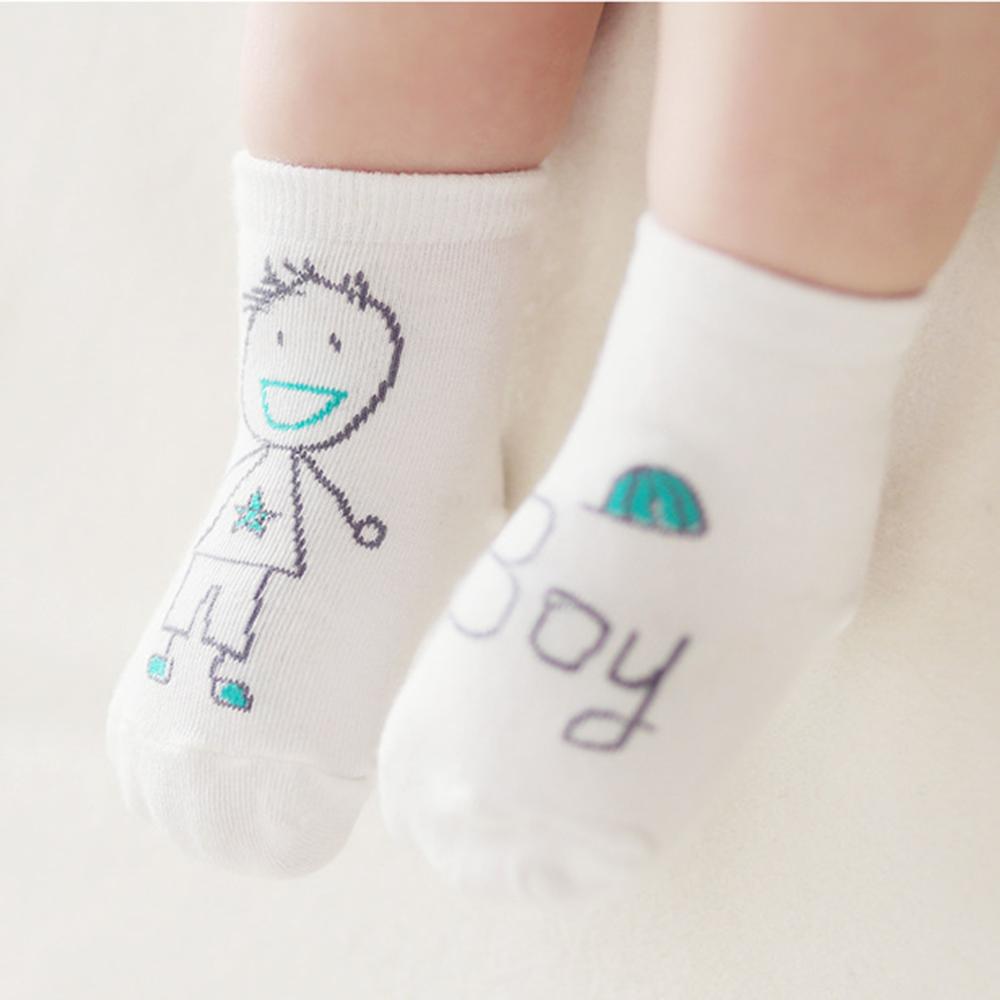 Cartoon Leuke Oren Dier Patroon Babysokjes Kid Cloting Accessoires katoen Anti Slip Sokken Baby Voor Jongen Meisje 0 2 jaar