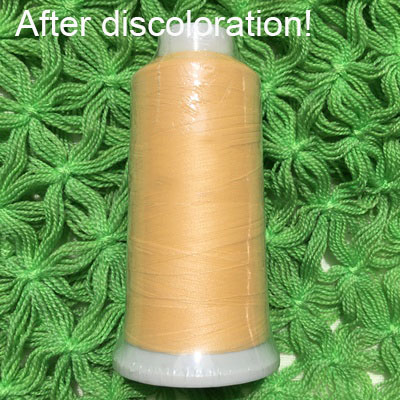 2700 meters Color Changing Sewing Thread Photosensitive UV Yarn 150D/2 UV Color Changing Yarn Spot: KHUV5