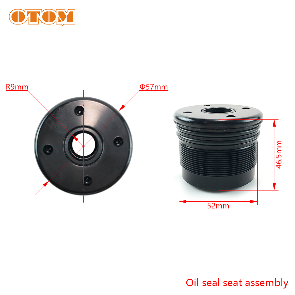 OTOM ammortizzatore moto ammortizzatore asta interna assemblaggio valvola piastra tampone esterno colla mandrino paraolio sede per FASTACE KAYO: Oro