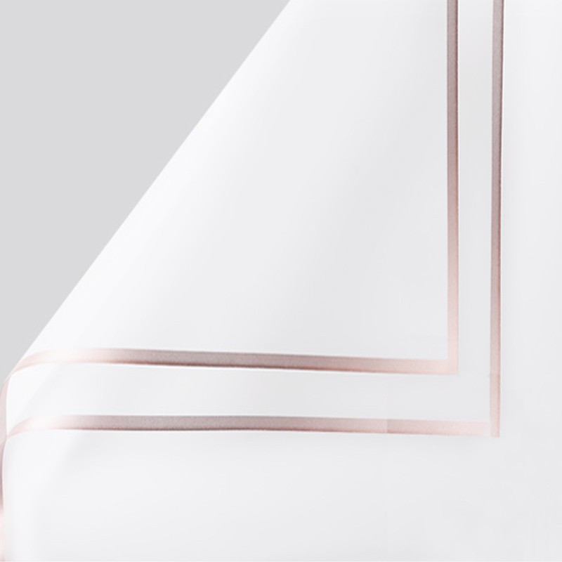 Gold Edge Flower Bouquet Wrapping Paper Korean Style Waterproof Floral Wrapping Packing for Wedding Birthday Florist Supply: M / Brown