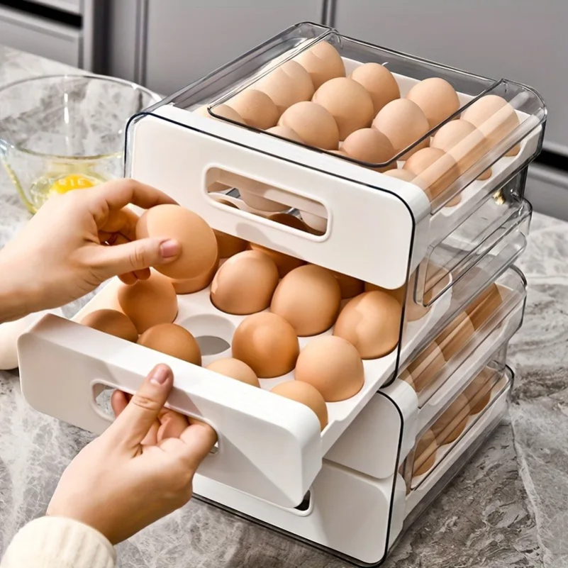 Kühlschrank-Eier-Organizer, Eierhalter für Kühlsch... – Grandado