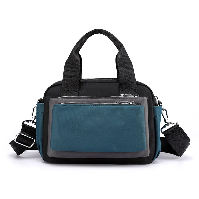 Vrouwen Handtassen Grote Capaciteit Schoudertas Waterdichte Duurzaam Nylon Handtas Vrouwelijke Dagelijkse Crossbody Tassen Bolsa Sac A Main: Sky Blue