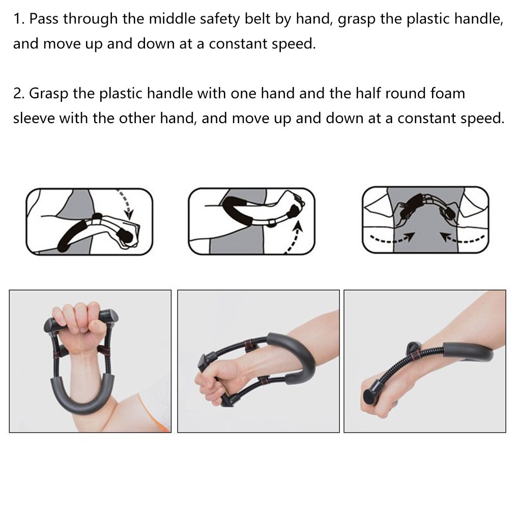 Arm Power Wrist Forearm Hand Muscle Gripper Strength Grips Exerciser Training Fitness Muscle Sport Tool