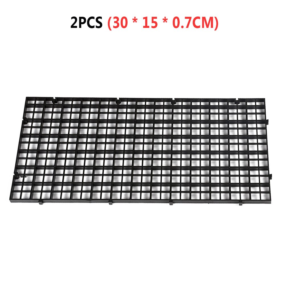 2pcs Pet Supplies Filtration Net Free Cut Gravel Fish Tank Divider Isolation Board Separator Plastic Bottom Tray Aquarium Grid