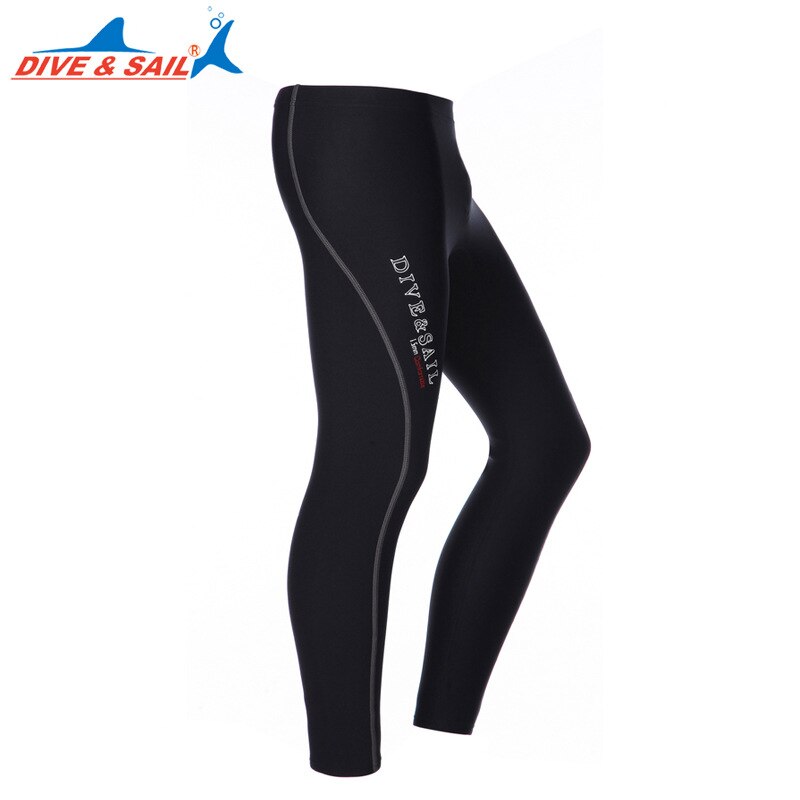 DIVE & SAIL Delle Donne Degli Uomini di 1.5 MILLIMETRI di Neoprene Diving Muta Della Caviglia-lunghezza Pantaloni di Nuoto Lo Snorkeling A Remi A Vela Surf tenere in Caldo: Gray for Male / M