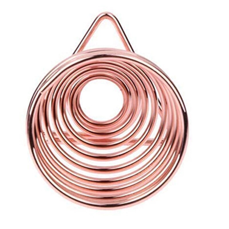 Air Plant Overhead Planting Stand Flower Pot Plant Display Rack, Live Tropical Plants, 4 Pieces, Rose Gold