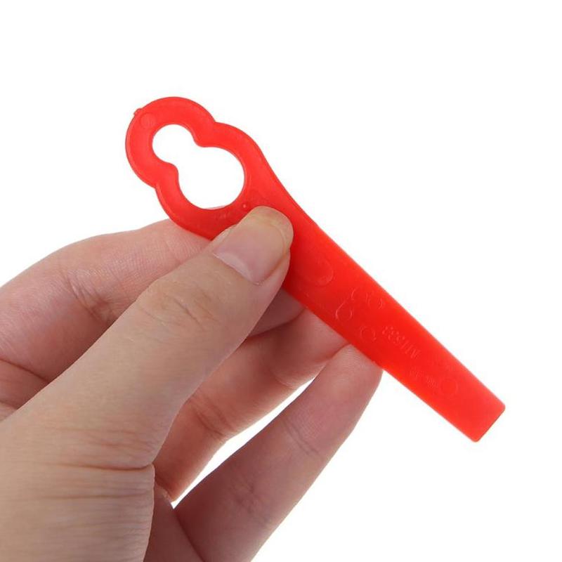 Color plastic lawn mower garden lawn mower grass cutter plastic key blade gourd-shaped knife cutting lawn mower U3X2