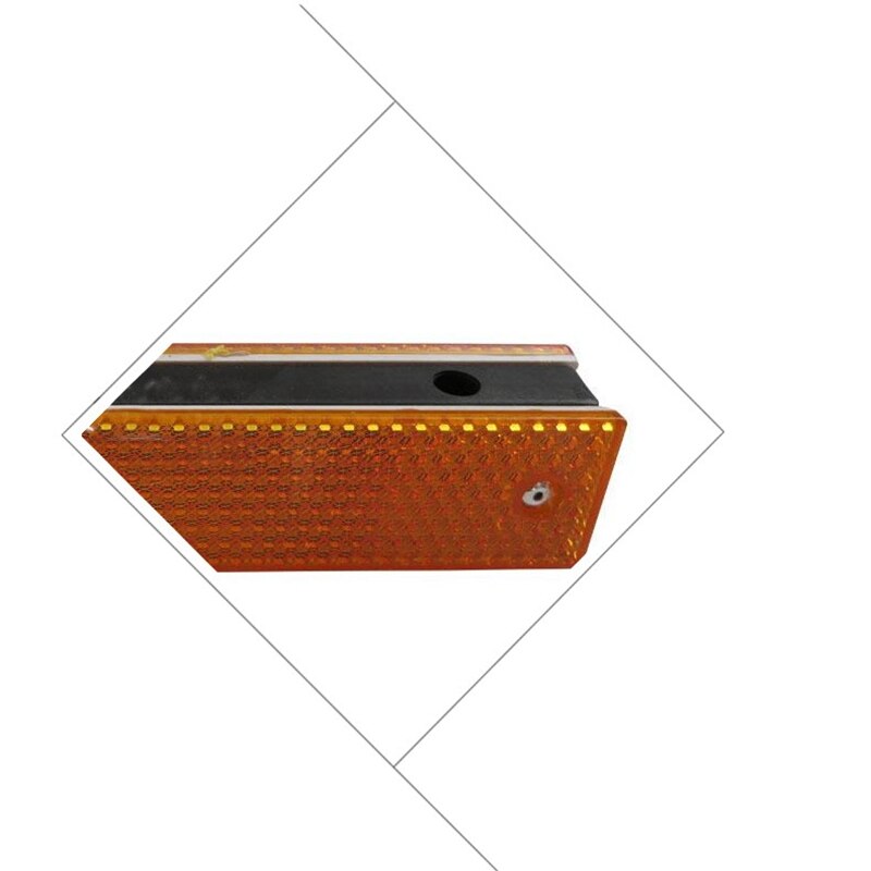 Reflective Material Road Stud Pavement Marker Anti-collision Warning Spike Yellow LED Single-sided Reflective Highway Outline