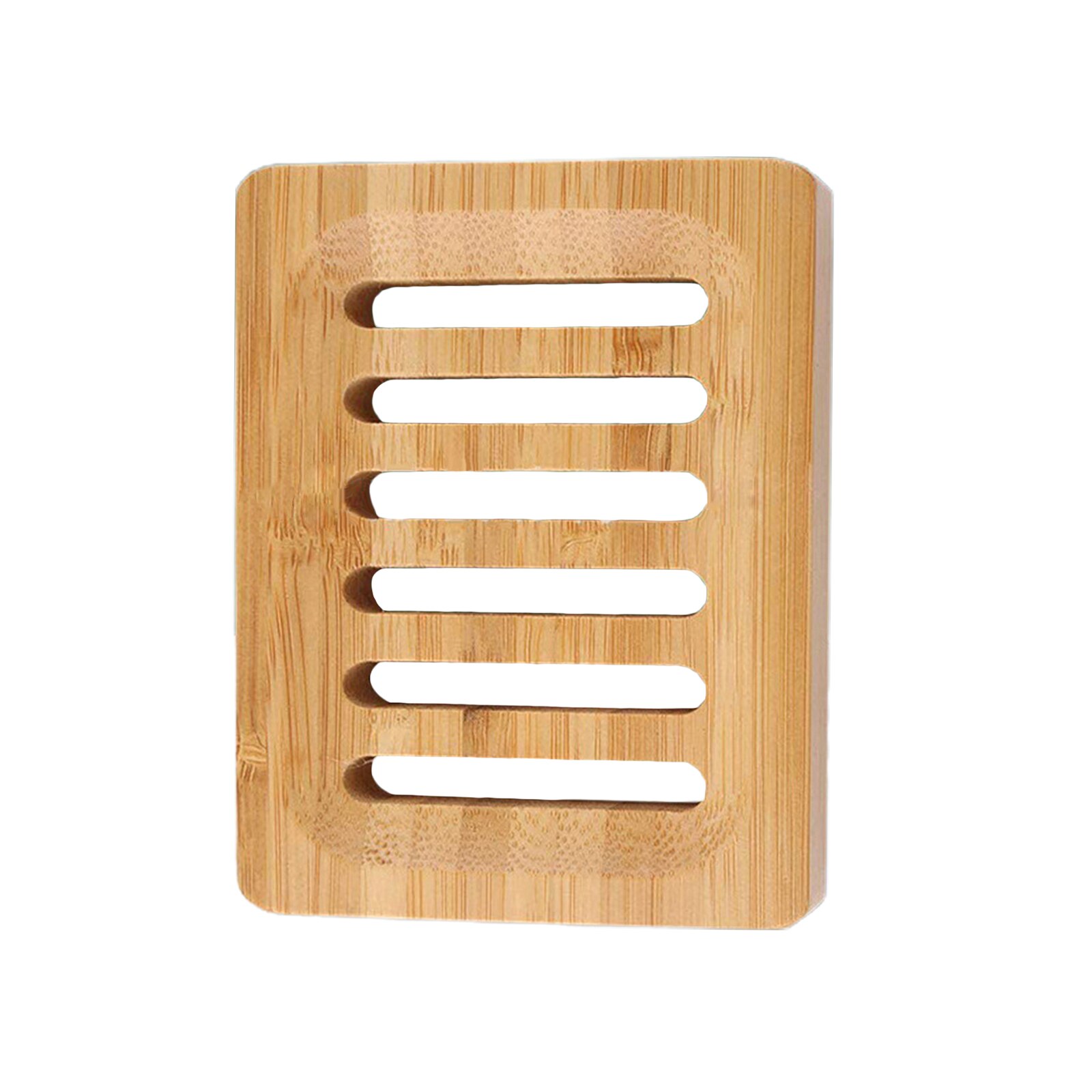 Bærbare sæbeskåle enkel bambus manuel afløbssæbeboks badeværelse badeværelse sæbeboks i japansk stil: 12.5 x 9 x 2cm