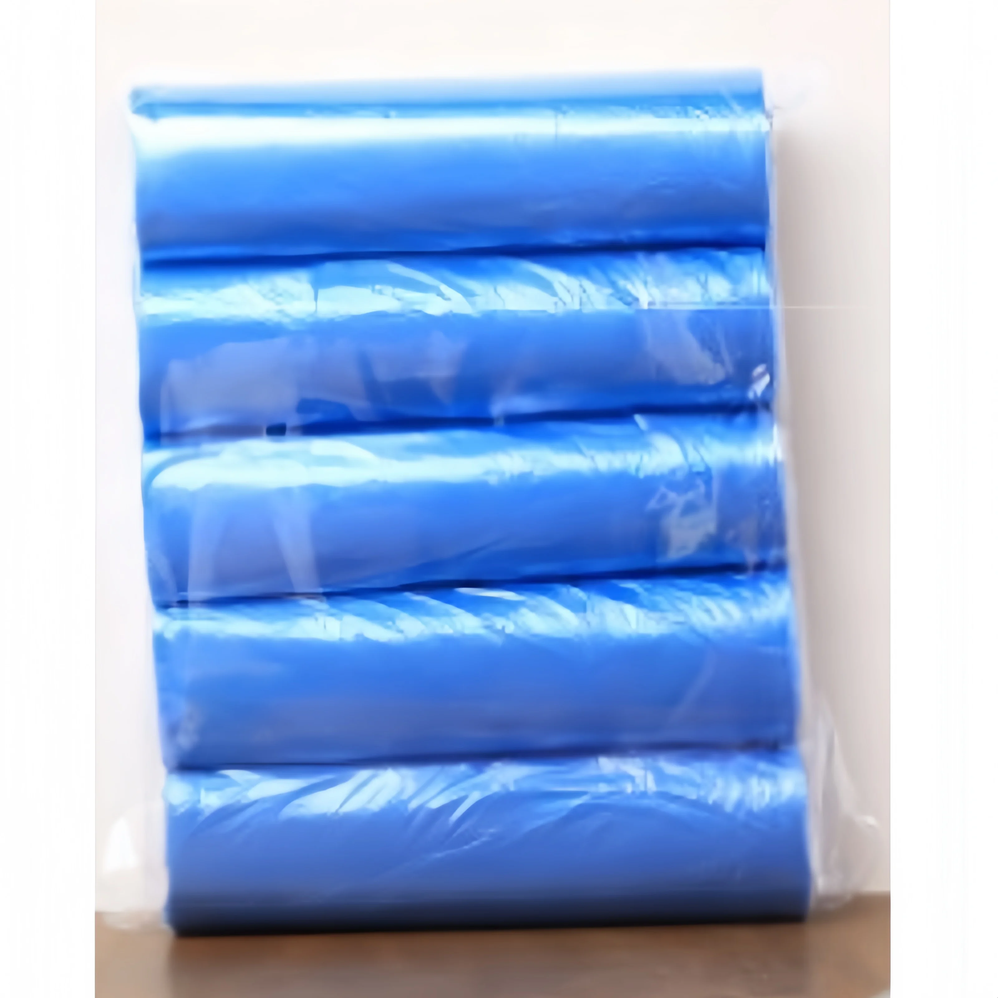 100/500 stuks huishoudelijke wegwerp vuilniszakken voor in de keuken, vuilniszakken voor in de prullenbak, met platte bovenkant voor extra privacy.: Blauw / 80 stuks