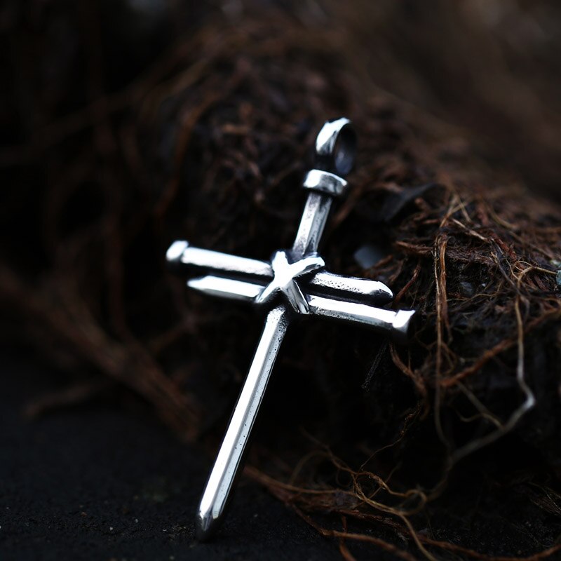 Collier Croix De Jérusalem En Acier Inoxydable - Unisexe, Religieux, Neuf Avec étiquettes