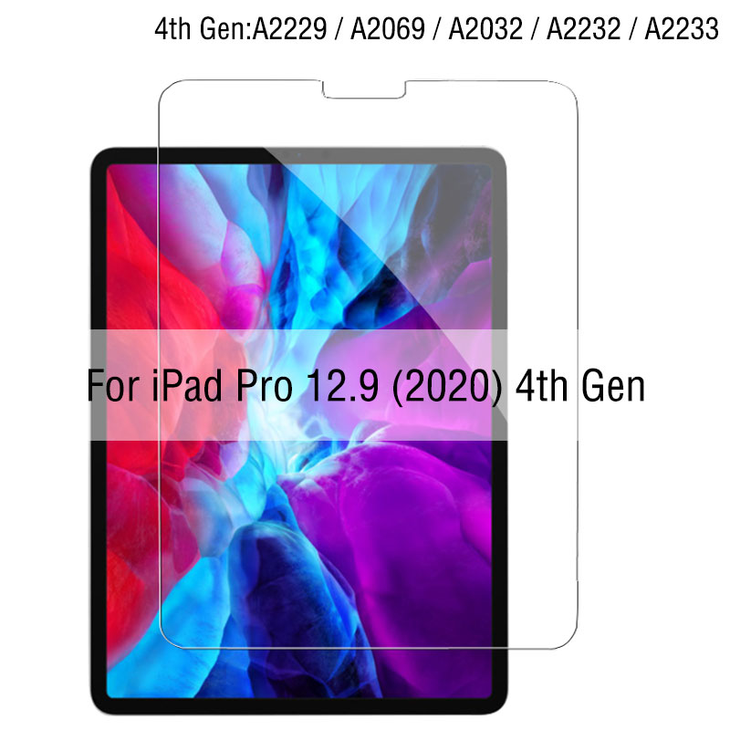 Dla Ipad Mini 6 2021 8.3 9th 9 5 Pro 11 12.9 ochraniacz ekranu ze szkła hartowanego dla Ipad powietrza 4 3 2 2020 10.2 8 8th 6th akcesoria: Pro 12.9 (2020)