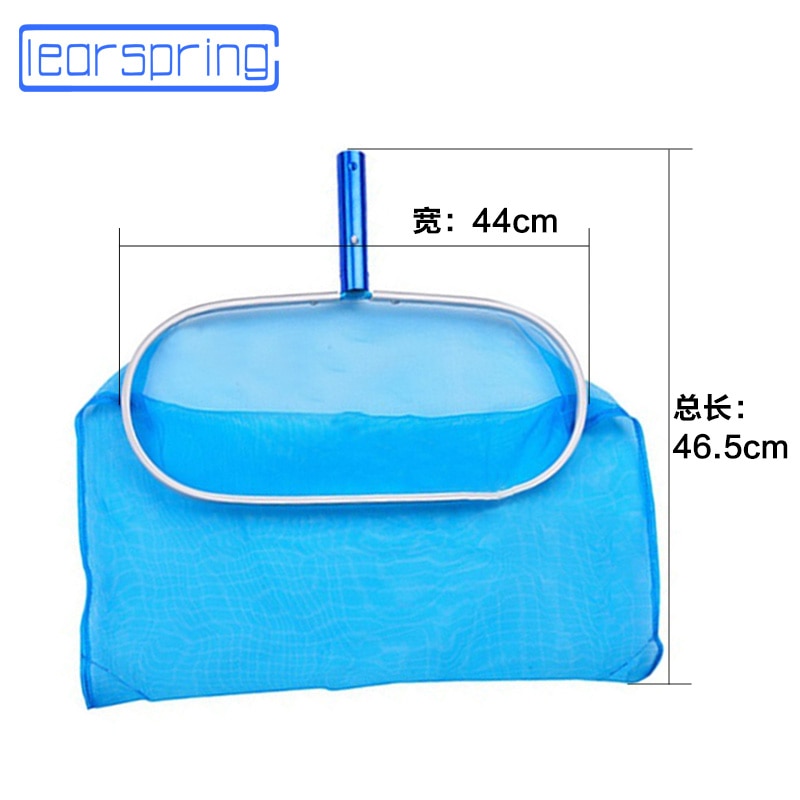 Swimming Pool Skimmer Cleaner Leaf Rake Mesh Net Fountain Pool Tool Leaf Bag Cleaning Equipment Accessories with Rod Stick