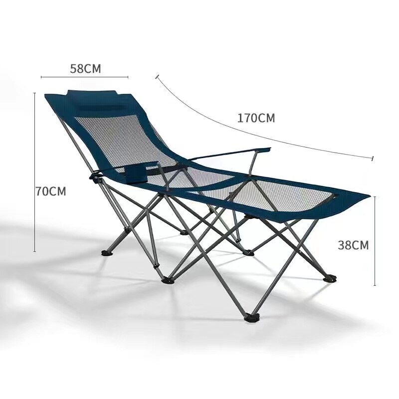 Camping Vouwen Bed Fauteuil Enkele Bed Kantoor Lunch Bed Draagbare Outdoor Vouwen Fauteuil Begeleidende Bed Te Dragen: 170cm I