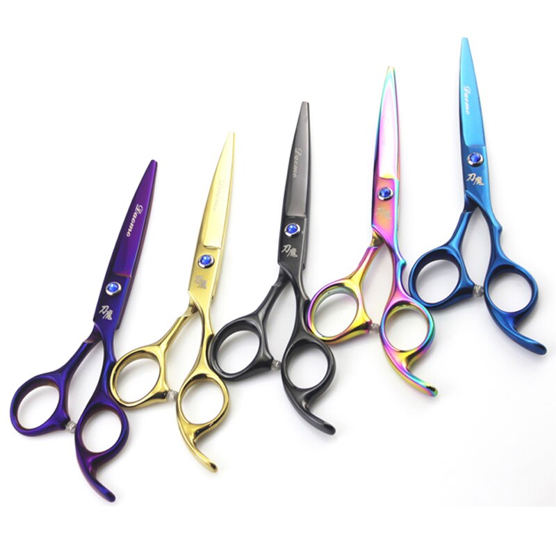 Tijeras de corte para peluquero, tijeras de corte y adelgazamiento de 6 pulgadas (tijeras normales/Tijeras de adelgazamiento)