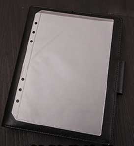 / PVC Folder Shell Holder n30 Dividers Separator Coil Pocket Organizer File Card Pack for Travel n26 n66nner A5 A6 Notebook: No Zipper / A6