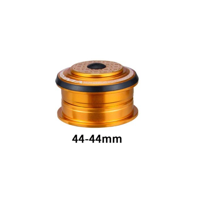 MTB Fahrrad Headset 34mm 44mm 1 1/8in-1 1/2in Rohr Rahmen Zu verjüngt Gabel Adapter Berg Straße Fahrrad Für Gerade Rohr Vorderseite Gabel: golden 44x44mm