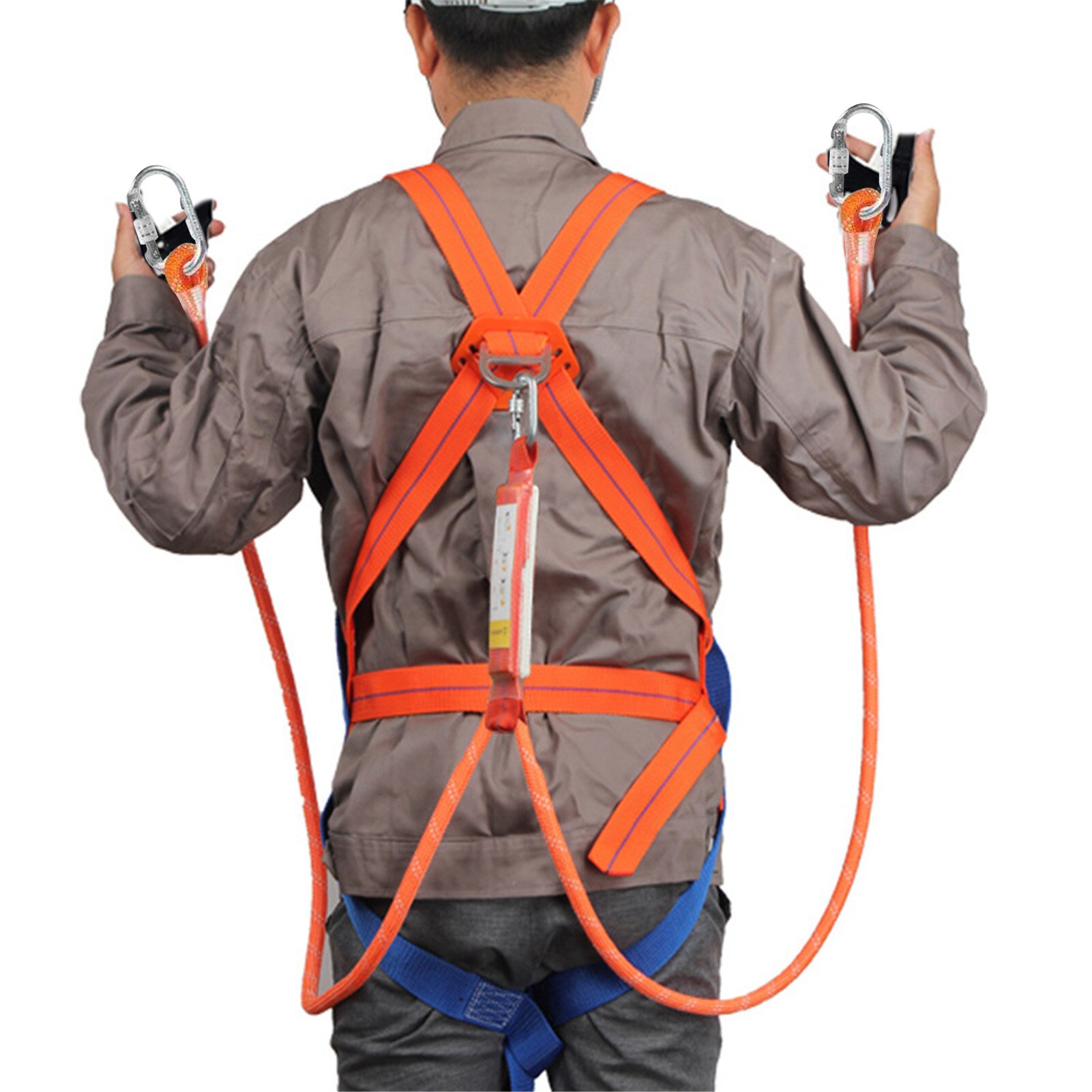 Full Body Hardheid Veiligheidsgordel Redding Werkplek Veiligheid Items Seat Belt Verzekering Outdoor Bouw Te Voorkomen Vallen