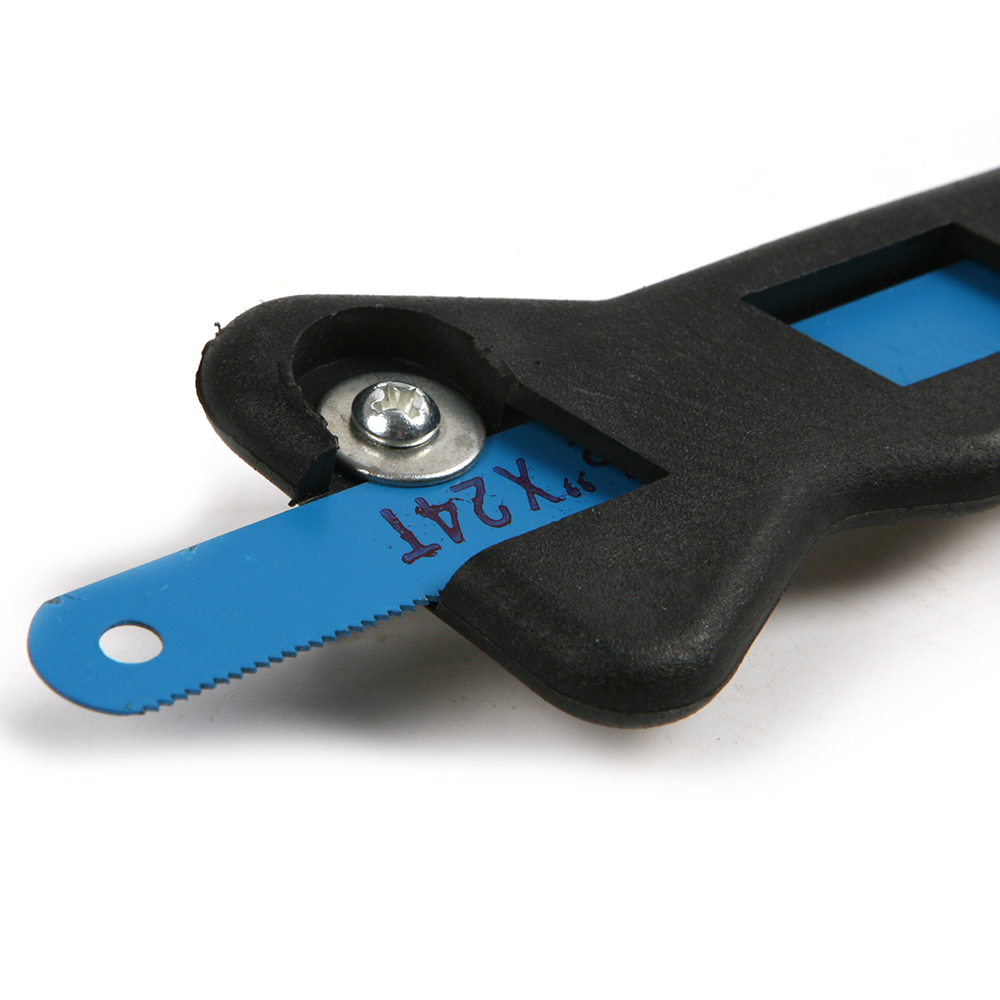 1Pc Zwart Zaagframe Draagbare Zaaghouder Handzaaghandvat Voor 300Mm Ijzerzaagbladen Houtbewerking Sieraden Diy Handgereedschap