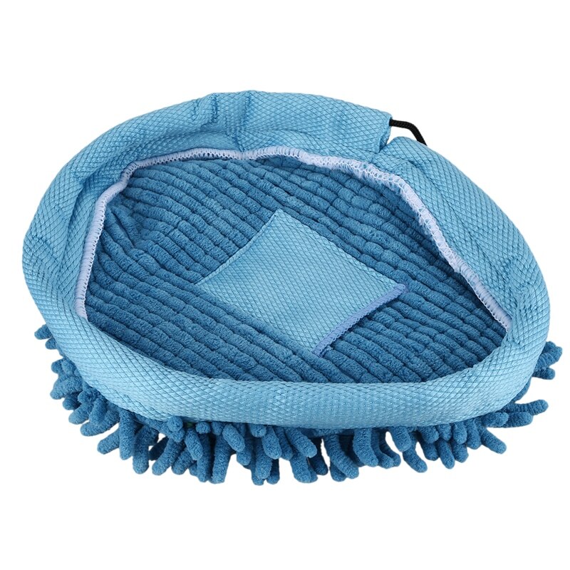 Minivezel pads wasbaar koraal doek voor  h2o h20,  vax  s2 & bionaire stoomreiniger blauw