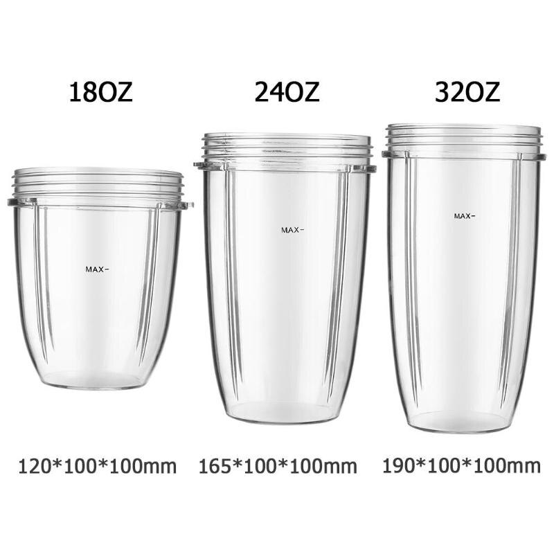 18/24/32oz Juicer Cup Mug Transparent Replacement Cup For Nutribullet Blender Juicer Parts Juice Extractor Mug Cup 600W/900W