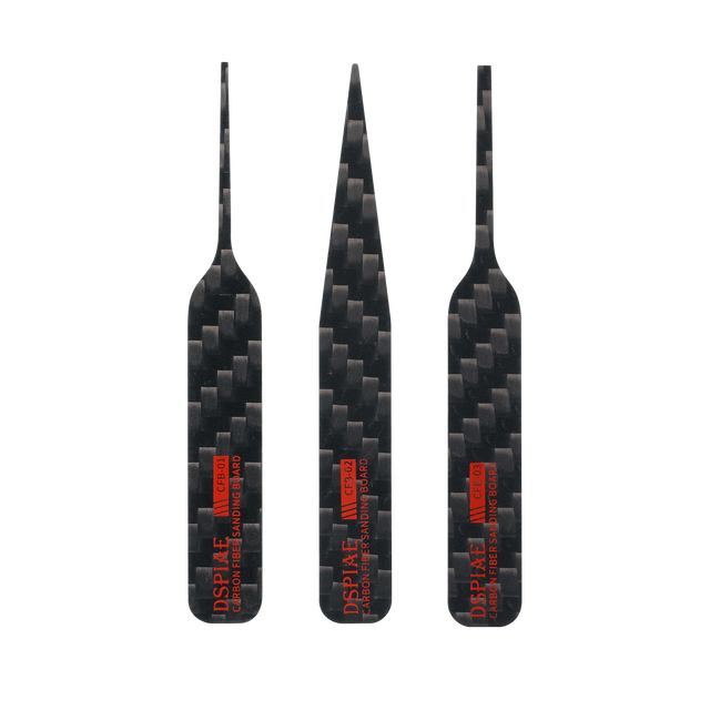 DSPIAE-Palo de lijado de fibra de carbono, Lrregular, CFB: CFB-S01
