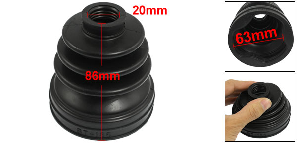 X Autohaux 20 Mm/0.8 "71X63 Mm/2.8" X 2.5 "Auto Rubber Innerlijke constante Snelheid Cv Gezamenlijke Boot Voor Ford Focus Mt Voor Ford Fiesta