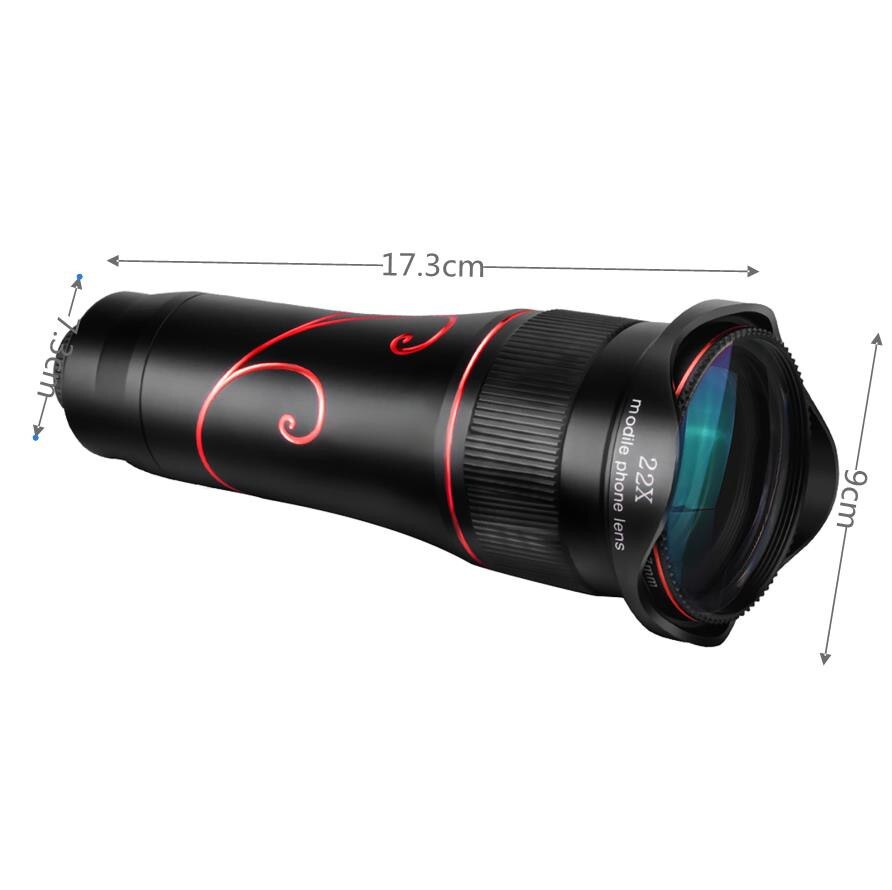 40 # Hdmobile Telescoop 4K 22x Lente Super Zoom Lens Voor Smart Telefoon Tele Voor Iphone Samsung Huawei Len super Zoom Camera