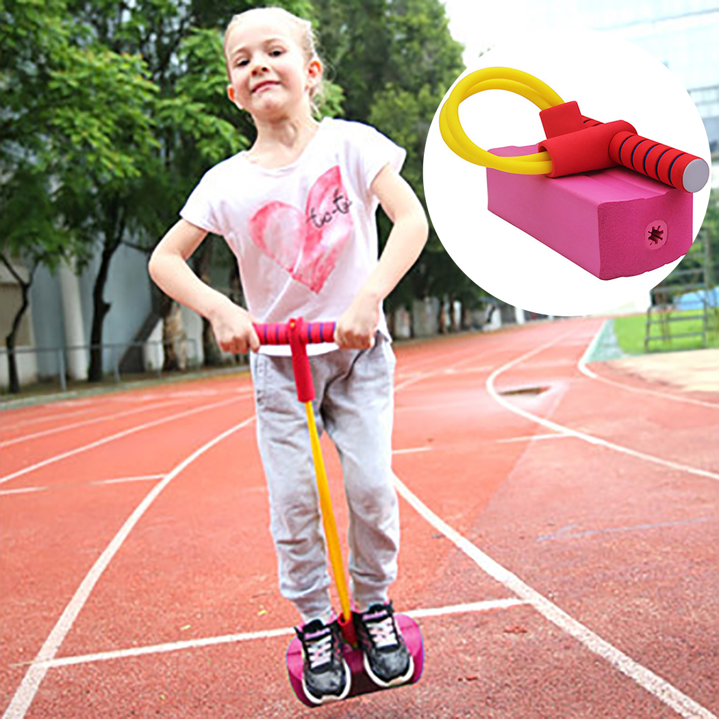 Schaum Jumper Spaß und Sicher Quietschende Sound Springen Stick Springen Spielzeug für Kinder