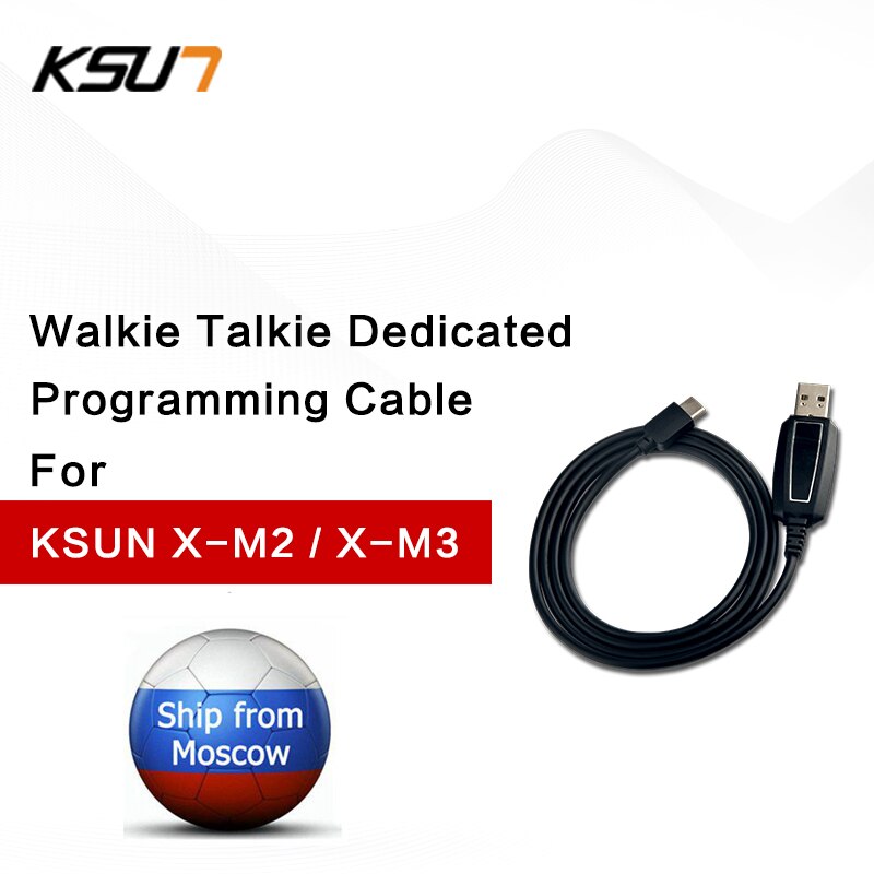Ksun programmeringskabel  m2 m3 walkie talkie dedikeret programmeringskabel walkie talkie tilbehør