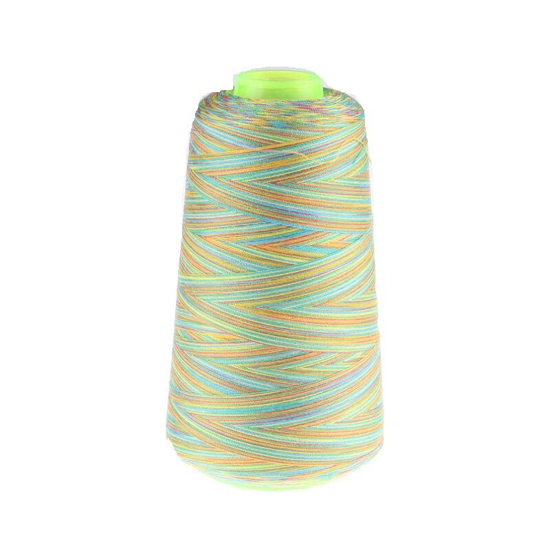 Goedkope Multicolor Naaigaren Spool 3000Y 40S/2 Polyester Industriële Naaigaren Machine Naaien Suppiles: Colour G