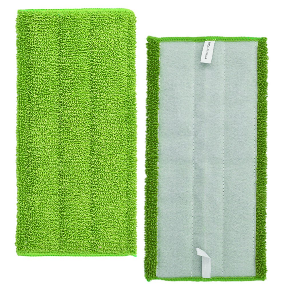 Wet/dry Chiffon De Nettoyage Pano Prato Microfibre Floor Mop Pads Replacement For Swiffer WetJet Flat Mop Cloth Machine Washable: 2xgreen