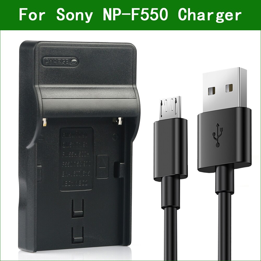 NP-F550 Np F550 Batterij Lader Voor Sony NP-F330 NP-F570 NP-F730 NP-F750 NP-F770 NP-F930 NP-F950 NP-F960 NP-F970 NP-F980 NP-F990