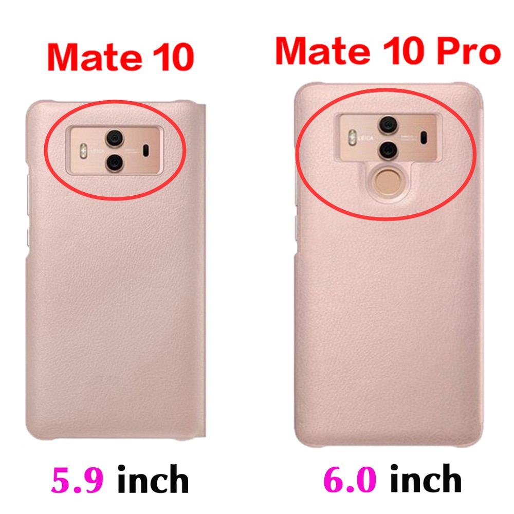 Smart view cover til huawei mate 10 pro mate 10 pro magnetisk stødsikkert cover til huawei mate 10 pro 10 pro flip læder telefoncover