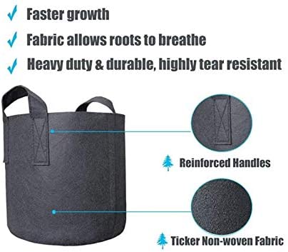 Heavy Duty 5 30 Gallonen Garten Pflanzen Tasche Gemüse Wachsenden Taschen Kartoffel Tomaten Pflanzer Taschen Stoff Garten Töpfe mit Griffe