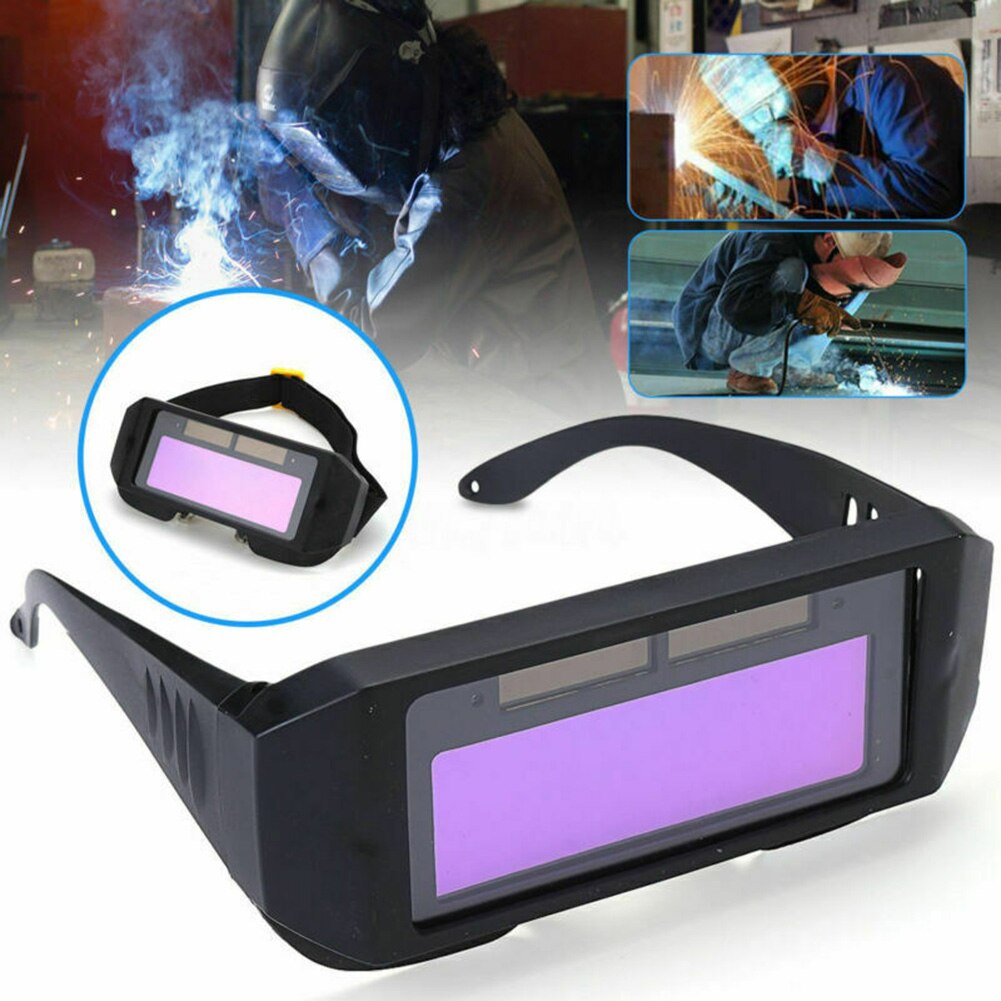 Lcd Car Solar Darkening Welding Goggles Mask Glasses Helmet Eyes Spare Parts Instury Metal Iron Welding Goggle