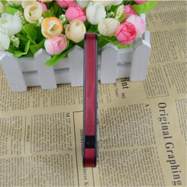 Clearance Luxury Aluminum Bumper Frame For Apple iPhone 4 4S Hybrid Cover Frame Multi Color Capas: Red