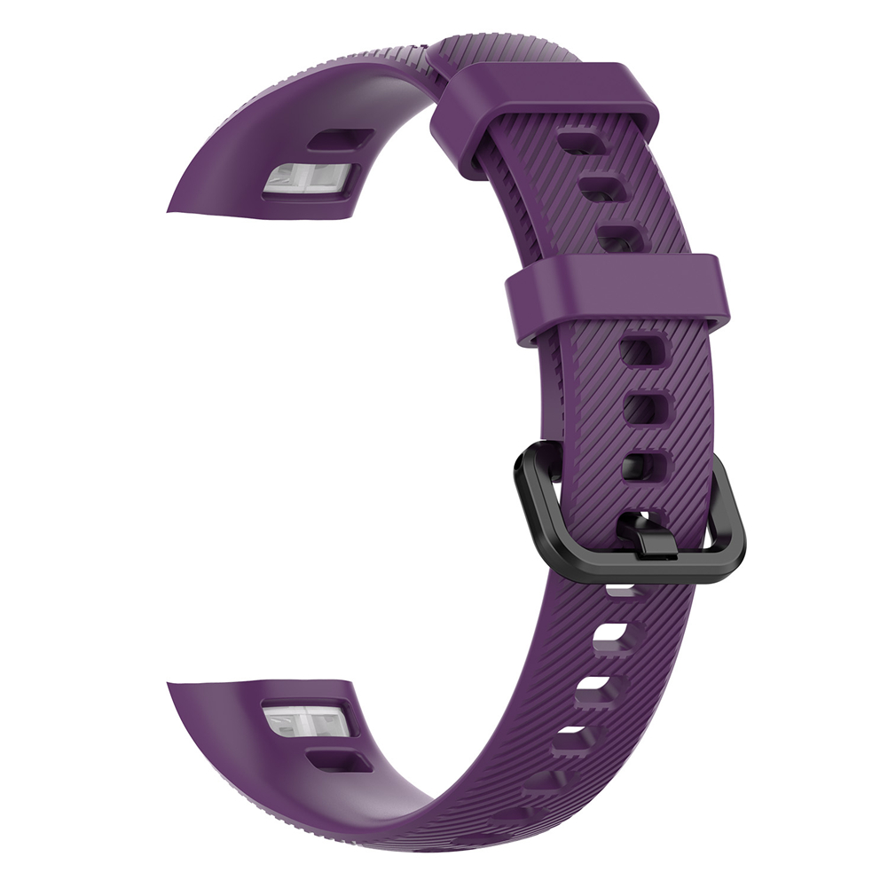 Bracelet de montre en Silicone pour Huawei Band 3 / Band 3 Pro / Band 4 Pro, remplacement Original, souple, à la: Argent blanc / 12mm