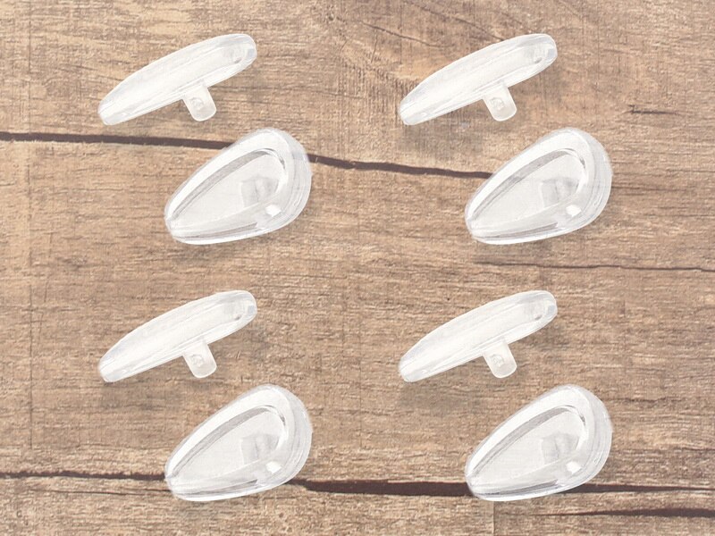 Vonxyz Ersatz Klar Nase Pads für für-Oakley Tincup Ochse3184 Tincup Kohlenstoff Ochse5094 Tincup 0,5 Ti Ochse5099 Rahmen Sorten: 4 Paare
