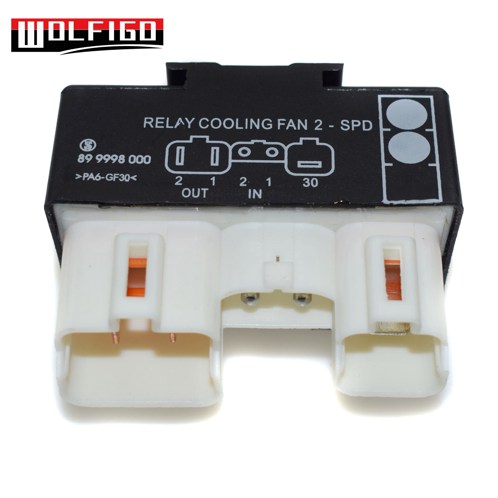 WOLFIGO Engine Cooling Radiator Fan Control Unit RELAY For VOLVO C70 S70 V70 S90 V90 9442934,9442933